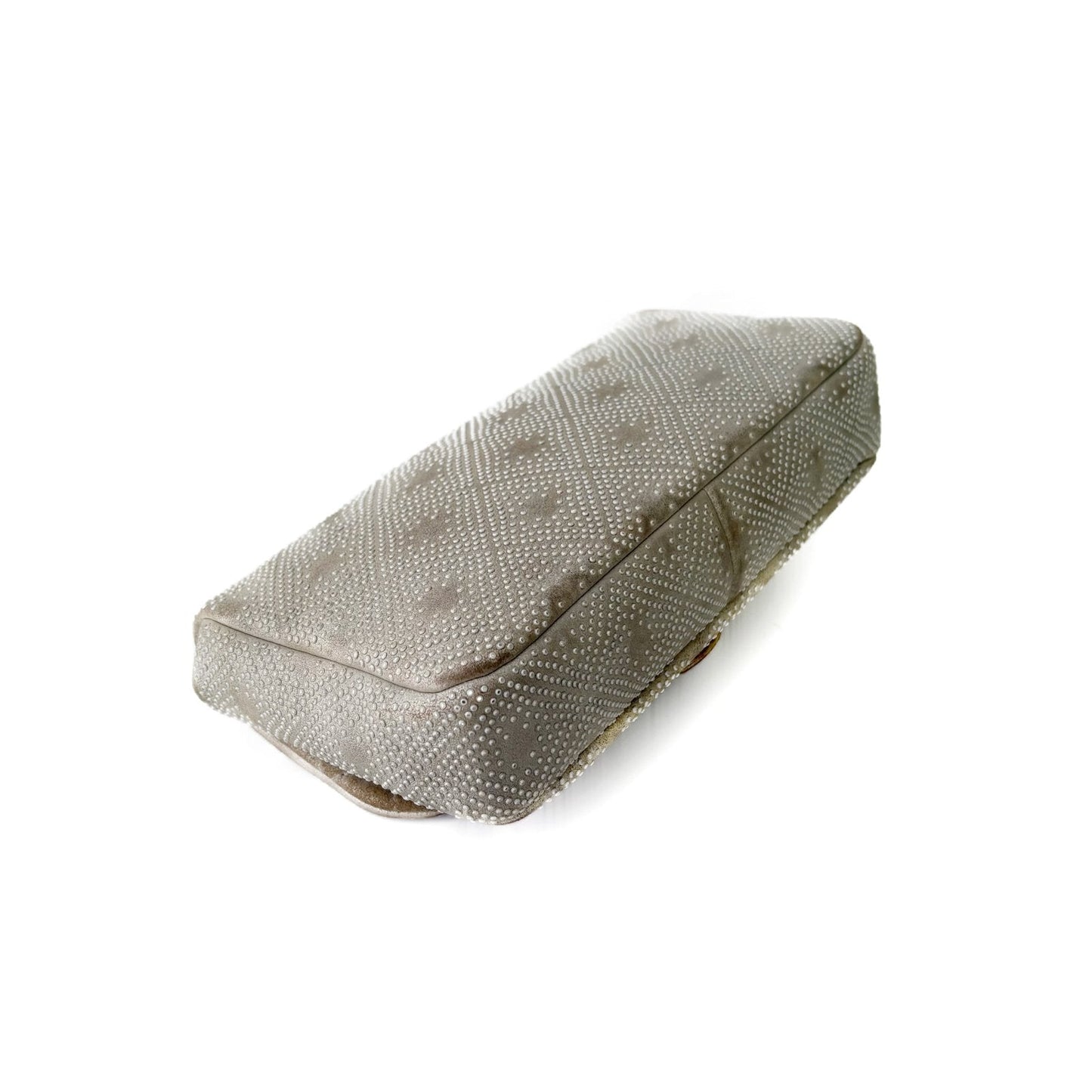 Classic Flap Medium Shimmer Fabric Silver Hardware