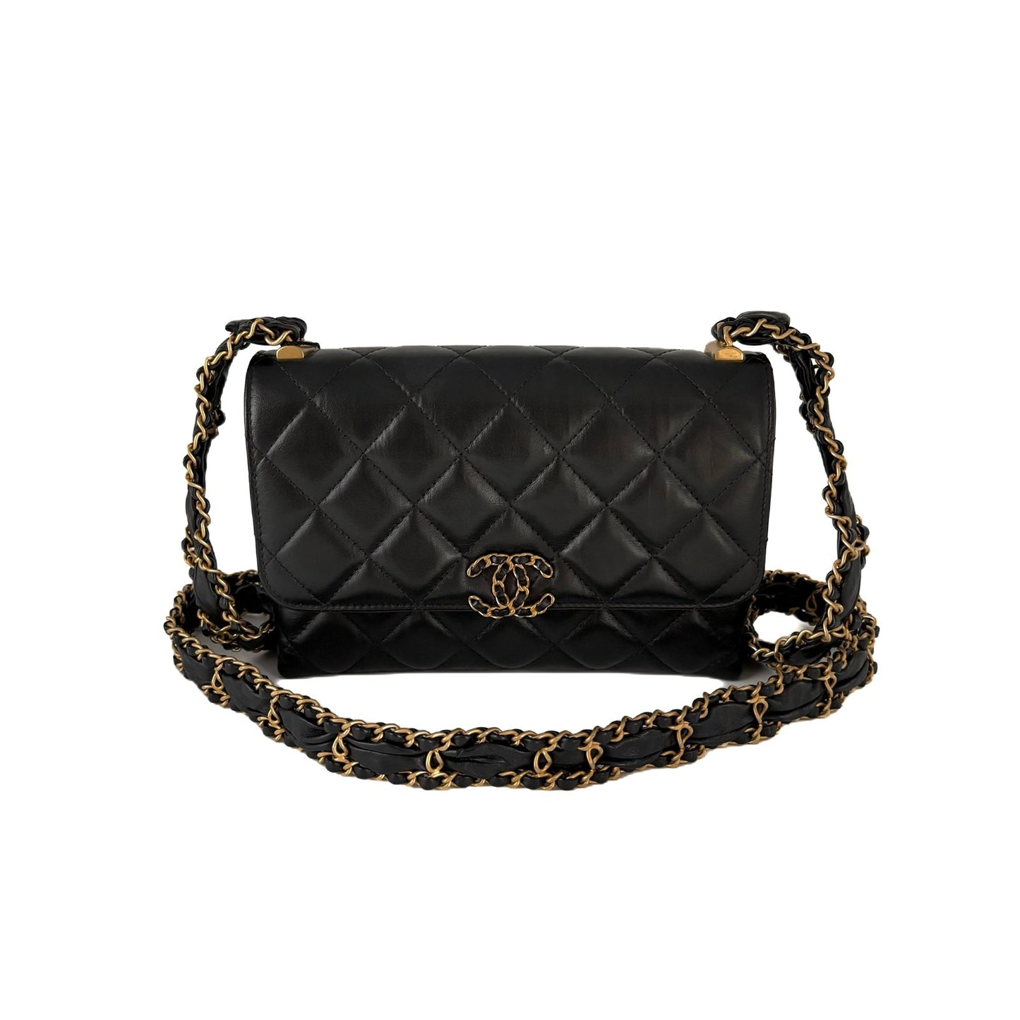 WOC 23K Gold Pin Black