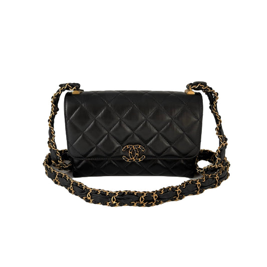 WOC 23K Gold Pin Black