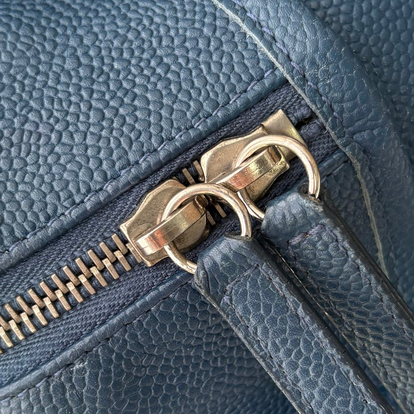 CC Crown Caviar Leather Tote