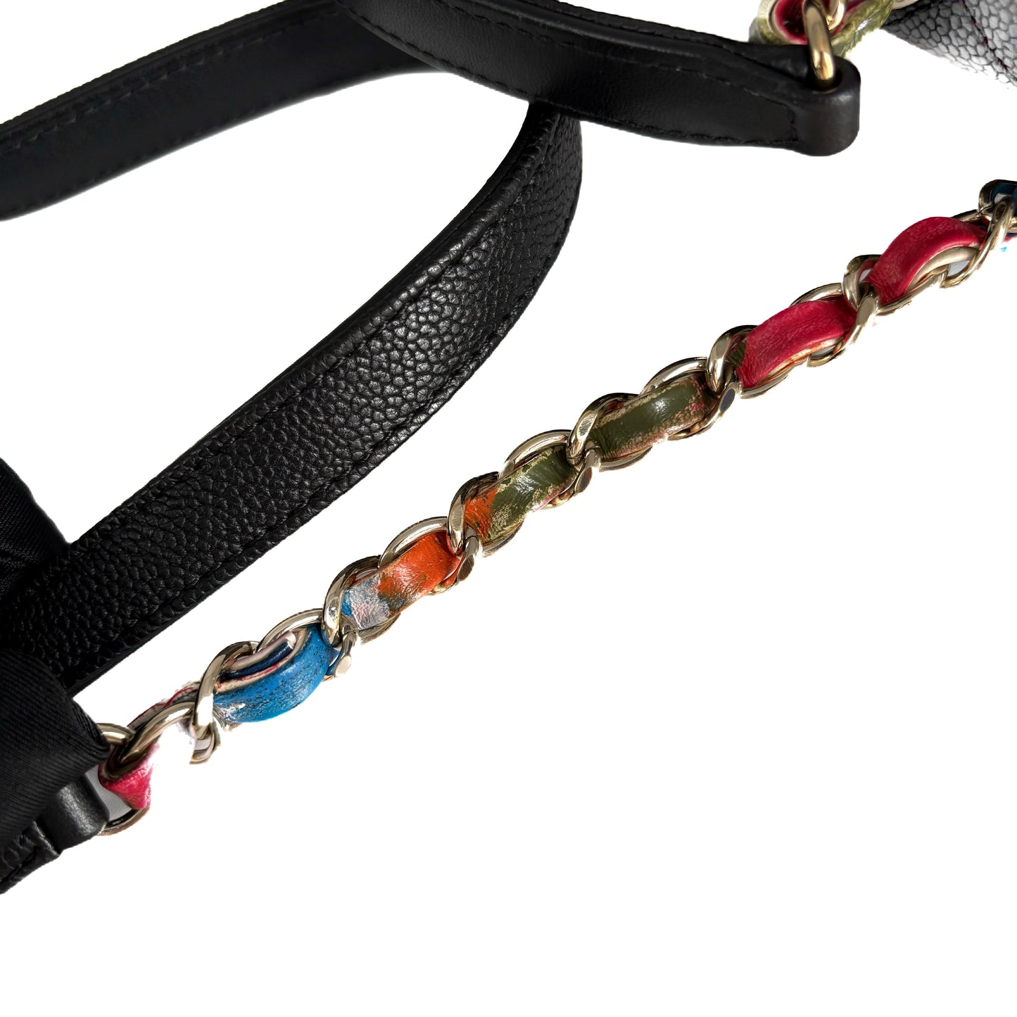 Cuba Flap Bag with Rainbow Hardware