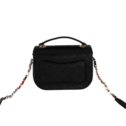 Cuba Flap Bag with Rainbow Hardware
