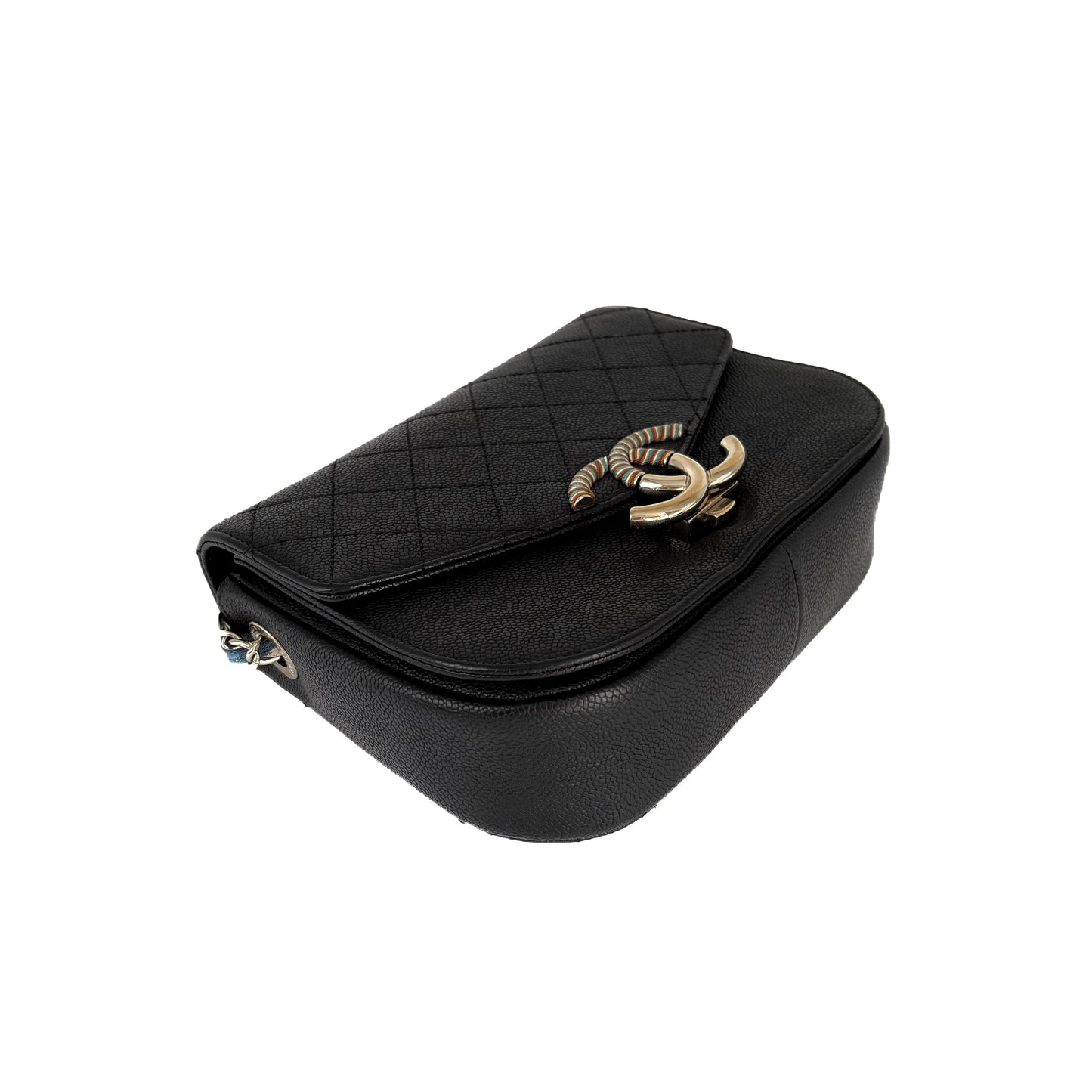 Cuba Flap Bag with Rainbow Hardware