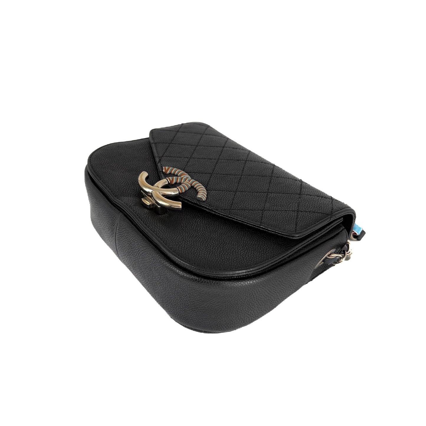 Cuba Flap Bag with Rainbow Hardware