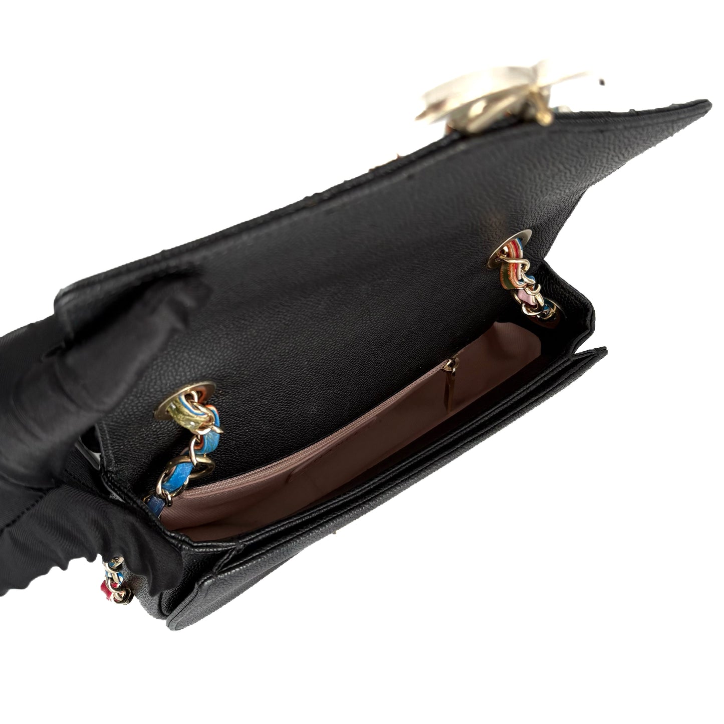 Cuba Flap Bag with Rainbow Hardware