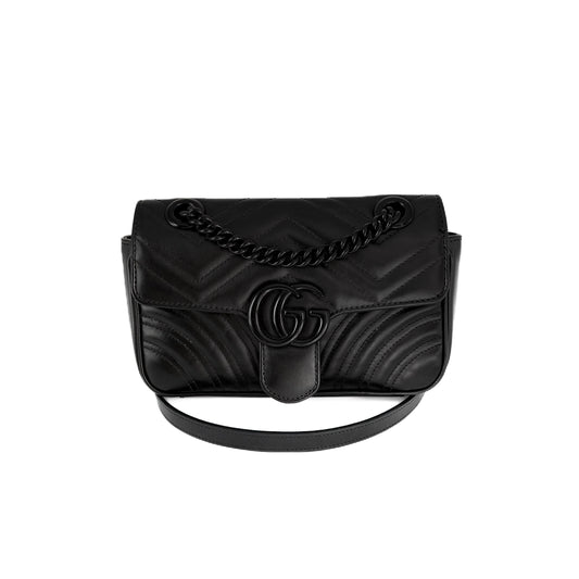 GG Marmont Small Shoulder Bag So Black