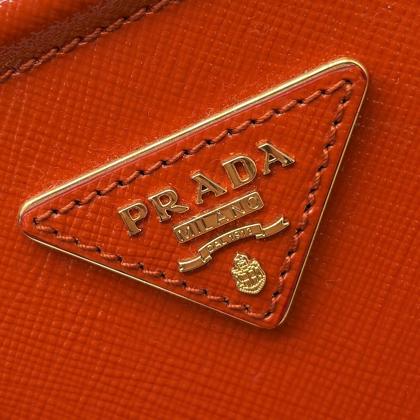 Saffiano Medium Orange