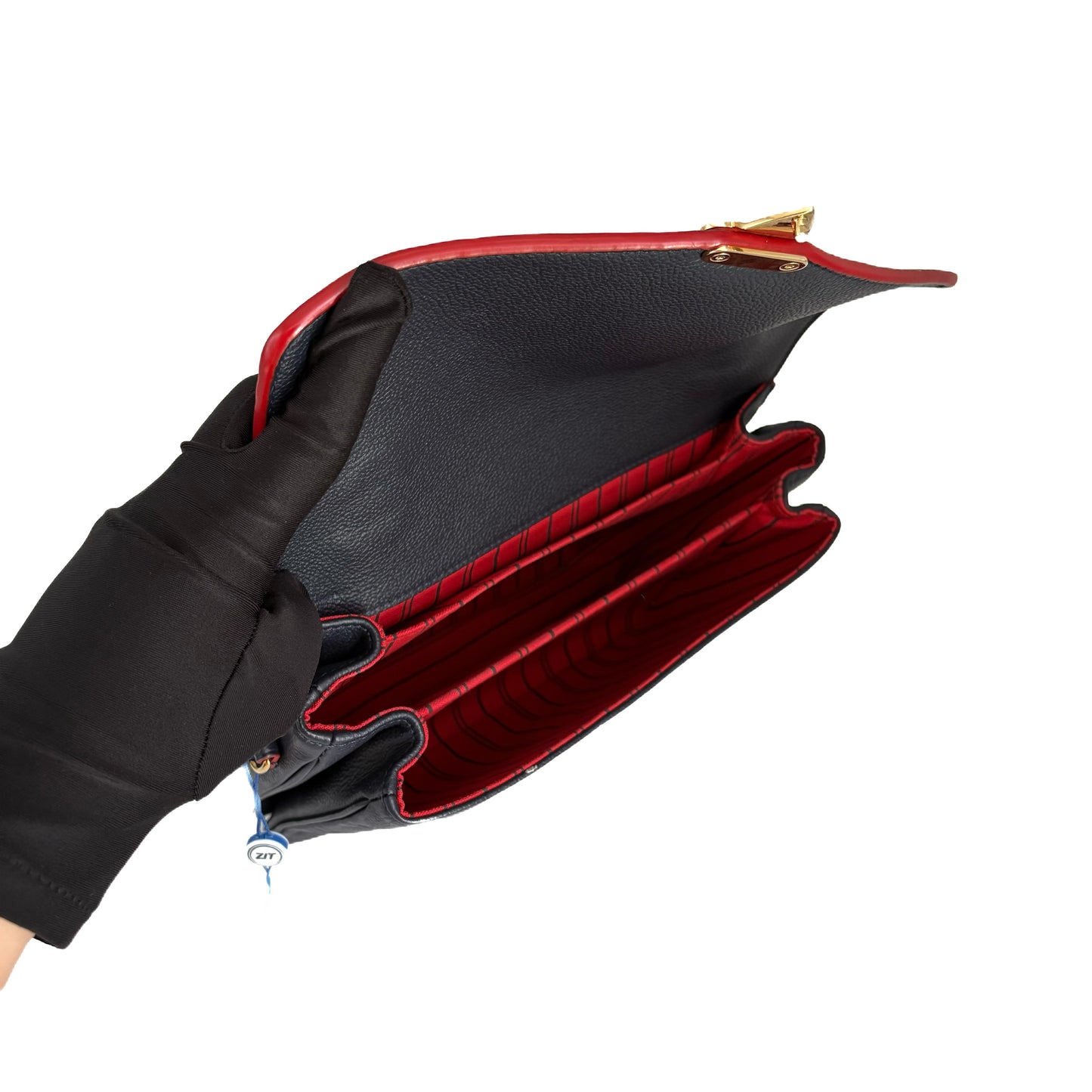 Pochette Metis MM Deep Sea Blue/Red